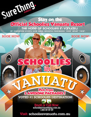 Sure Thing Schoolies in Vanuatu 