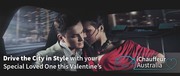 Drive the City in Style with your Special Loved One this Valentine’s