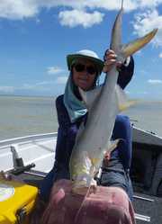 Sue and her husband Kel caught KING SALMON