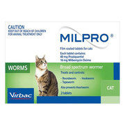 Buy Milpro Allwormer For Cats (0.5 - 2 Kg) | DiscountPetCare