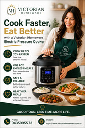  Cook Faster,  Eat Better with a Victorian Homeware Electric Pressure C
