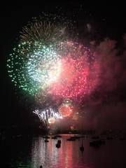 Sydney harbour fireworks berths and moorings 